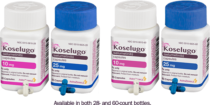 KOSELUGO® (selumetinib) 10 mg & 25 mg Capsules