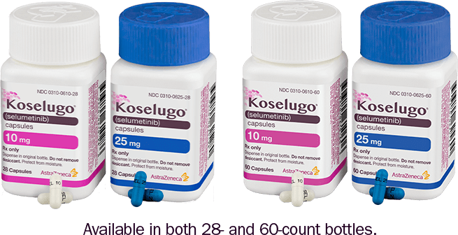KOSELUGO® (selumetinib) 10 mg & 25 mg Capsules